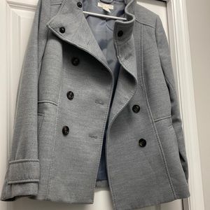 H&am grey coat size 10- never been worn, excellent condition
